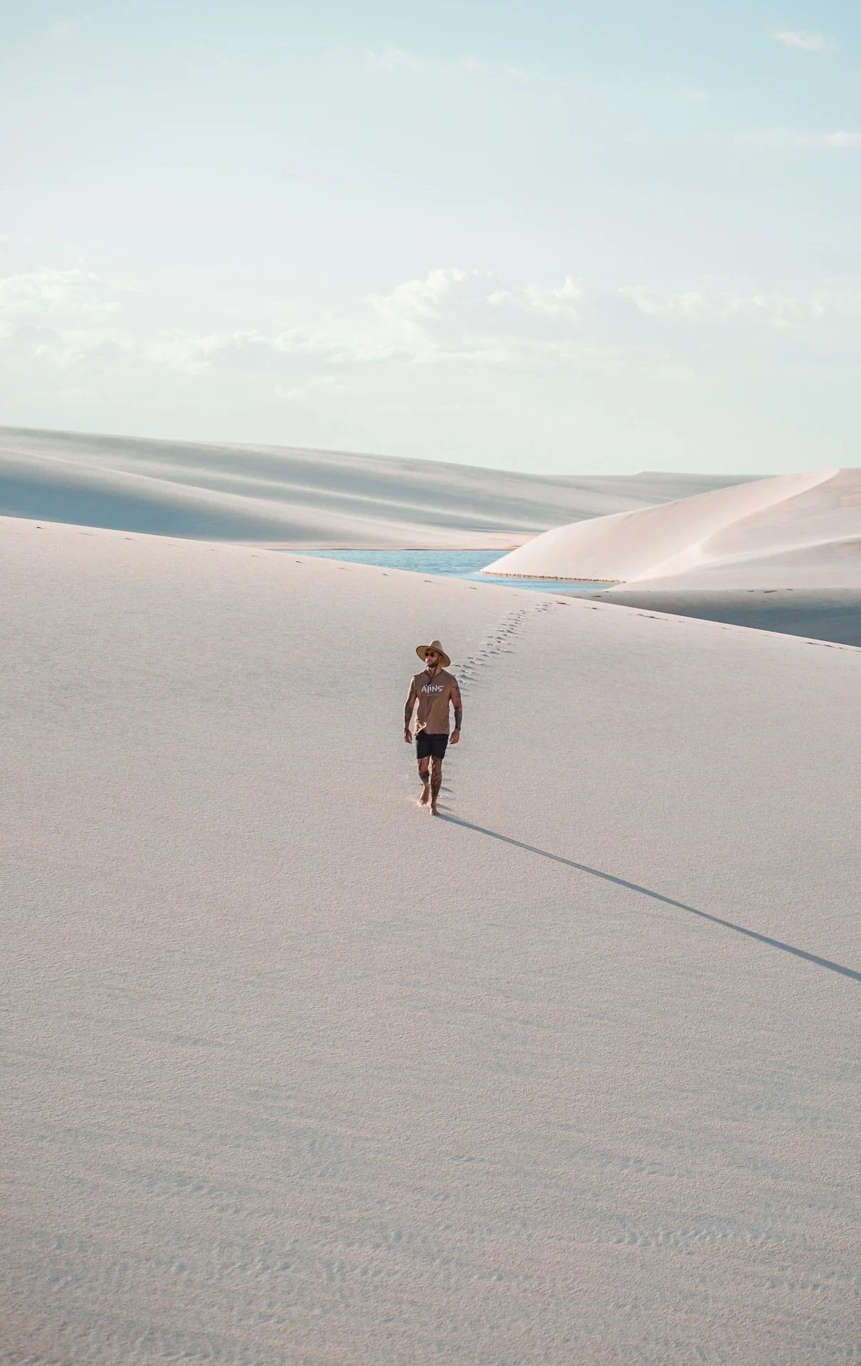Lençóis Maranhenses com dunas e lagoas
